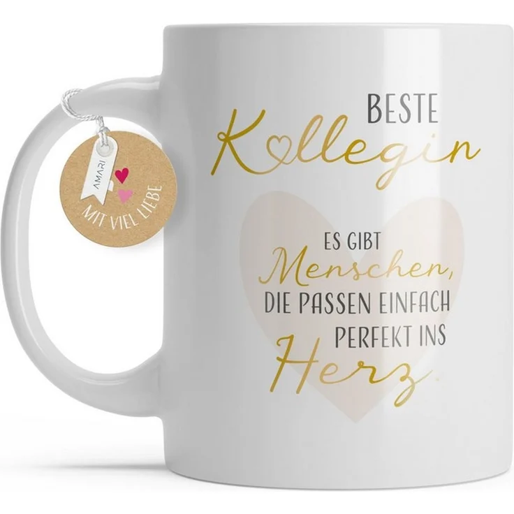 Amari Tasse AMARI ® Kollegin Tasse - Perfektes Geschenk für Arbeitskollegin, Tasse Kollegin 11 – Bild 1