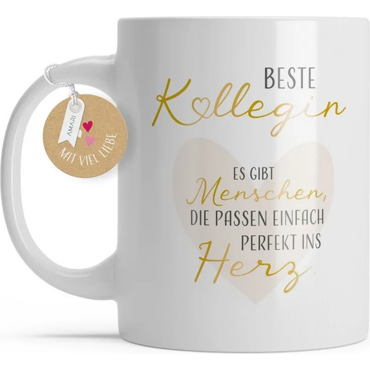Amari Tasse AMARI ® Kollegin Tasse - Perfektes Geschenk für Arbeitskollegin, Tasse Kollegin 11