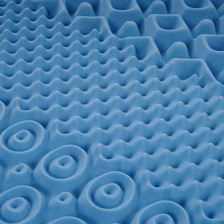 FLEXX Kaltschaum Matratze 160x200 cm mit 3D Memory Foam - 7 Zonen; 25cm Höhe; H4, H3, H2 Misch-Härtegrad - Wendbare Kaltschaummatratze mit optimaler Druckentlastung – Bild 8