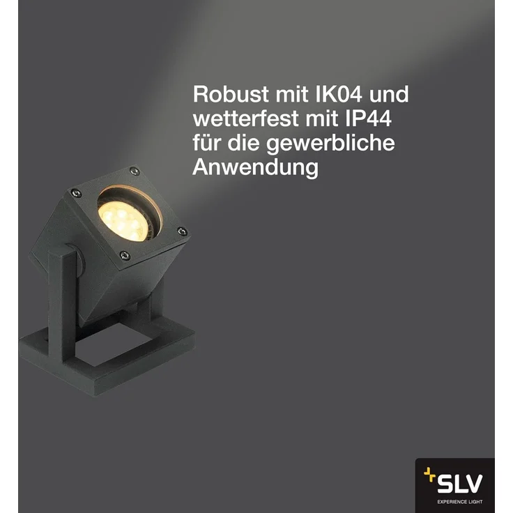 SLV No. 132835 CUBIX I Bodenleuchte GU10 ESL max. 25W – Bild 5