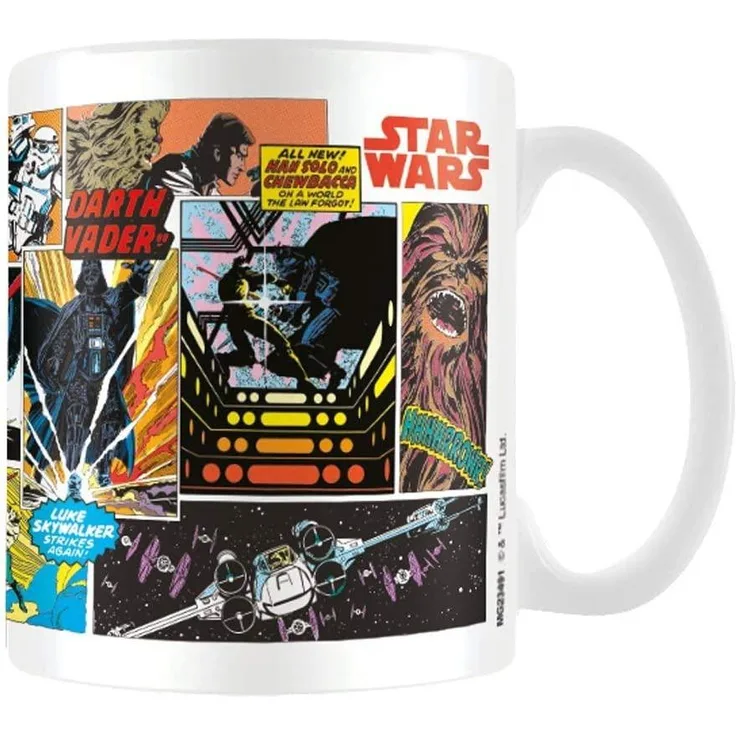 Star Wars KaffeeTasse, Keramik, Mehrfarbig, 8x11. 5x9. 5 cm