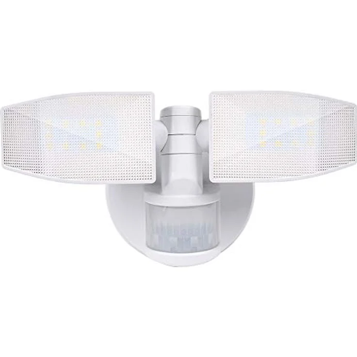 Northpoint LED Wandstrahler Bewegungsmelder 2 Fluter-Köpfe Schwenkbar Batterie 400L – Bild 3