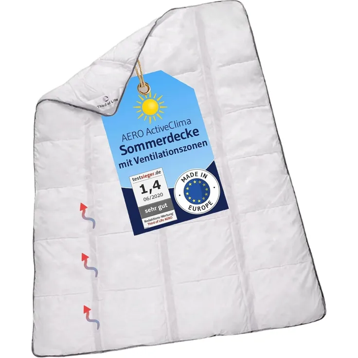 AERO ActiveClima Sommerdecke mit innovativer Climabalance®-Technologie 135x200
