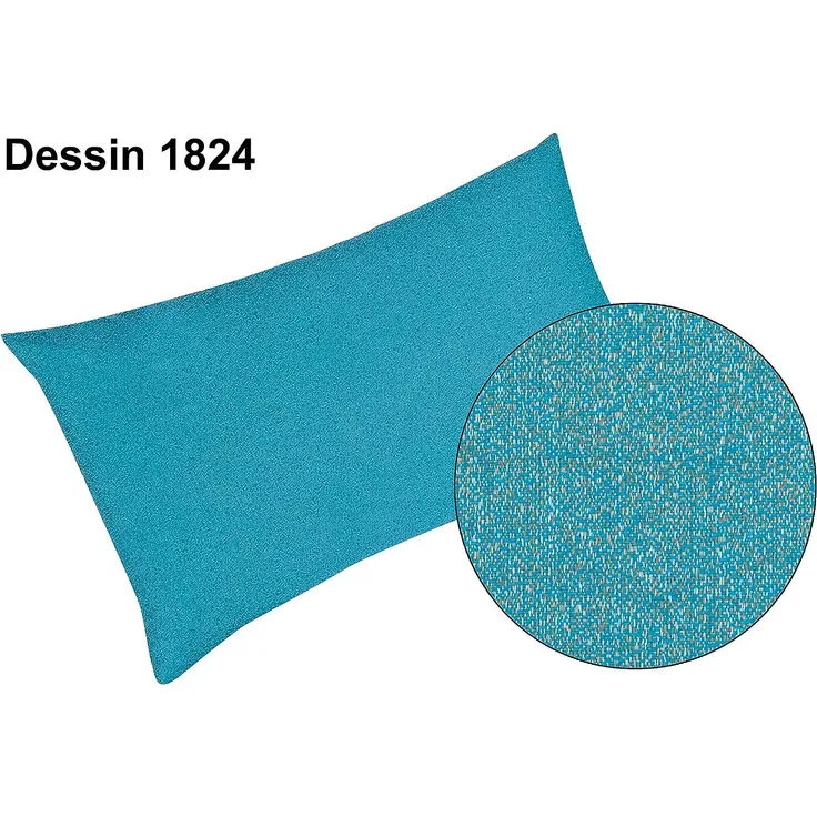 Lendenkissen 46 x 26 x 12 cm m. RV. - Serie Happy-Line blau 1824