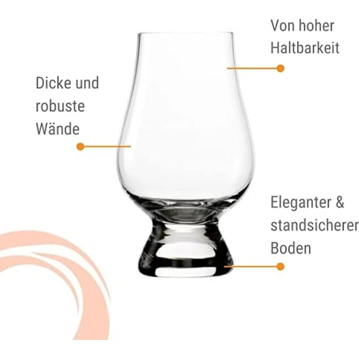 Stölzle Whiskyglas Glencairn Glass, 3-tlg, Kristallglas, Höhe 11,5 cm, Inhalt 190 ml, 3-teilig – Bild 7