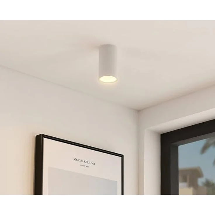 Arcchio Olivir, 1-flammige Deckenlampe in Weiß aus Aluminium, GU10 Spot für Flur und Wohnzimmer – Bild 3