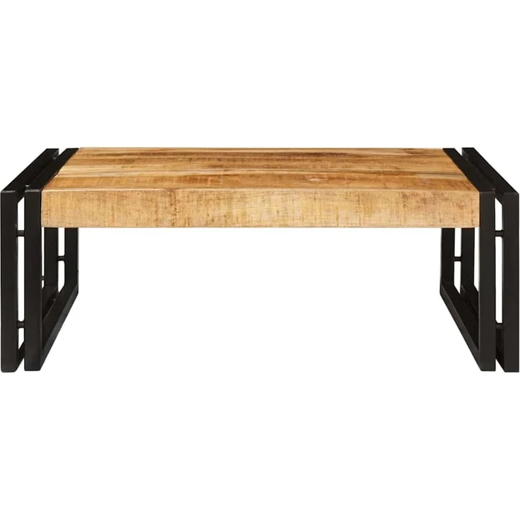 vidaXL Badregal Braun 65 x 50 x 23 cm Massives rohes Mangoholz 4102754 – Bild 4