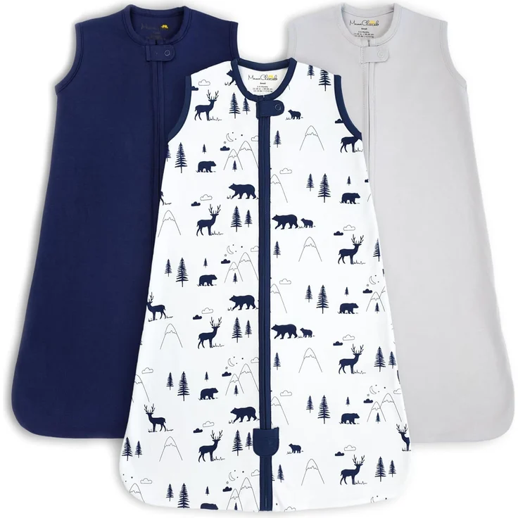 Mama Cheetah Baby Schlafsack, 0.5 TOG 100% Bio-Baumwolle, Ideal für den Sommer, Sommerschlafsack für Jungen und Mädchen, XL (18-24 Monat) – Bild 1