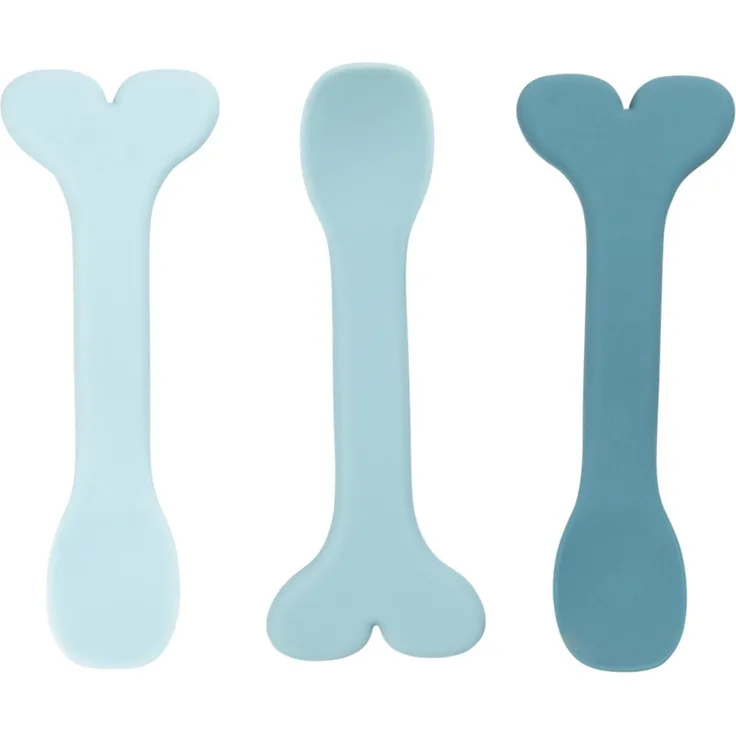 Done By Deer Wally Löffel Set Blue 3 Stück Blau
