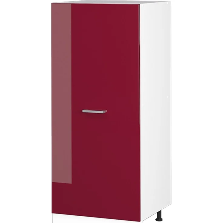 Küchenfront R-Line Rot Hochglanz 59.6 x 132.7 cm Möbelfront für den Backofenumbauschrank (voll) Vicco – Bild 5