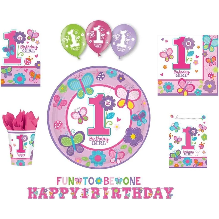 Sweet Birthday Girl Kunststoff Tischdecke 137 x 259cm – Bild 2