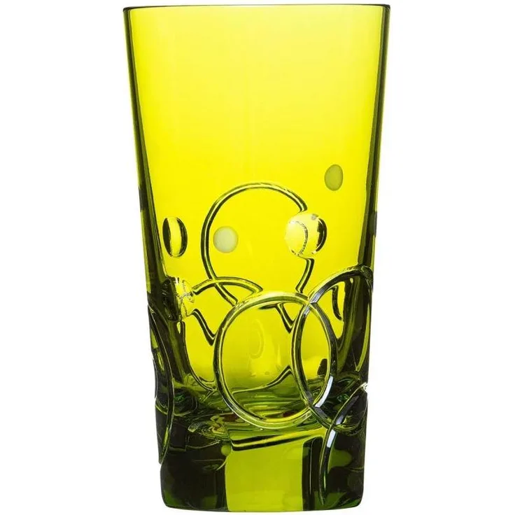 Becher Kristall Circle reseda (14 cm)