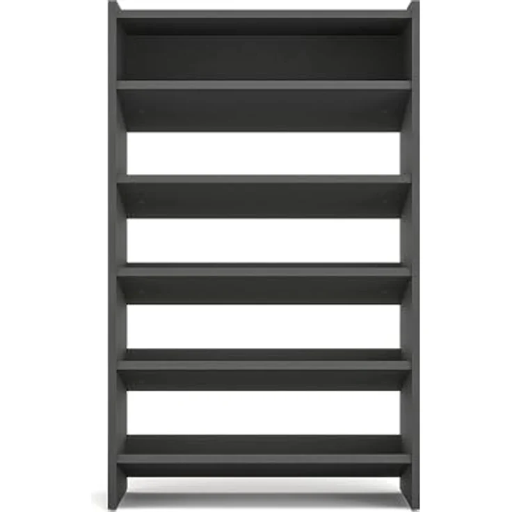 KOMTO Schuhregal Elexis 5 Schmal - Schuhablage Flur mit 5 Ebenen Offener Schuhschrank, Schuhschrank Schuh Organizer Platzsparend, 60 x 25 x 98 cm – Bild 6