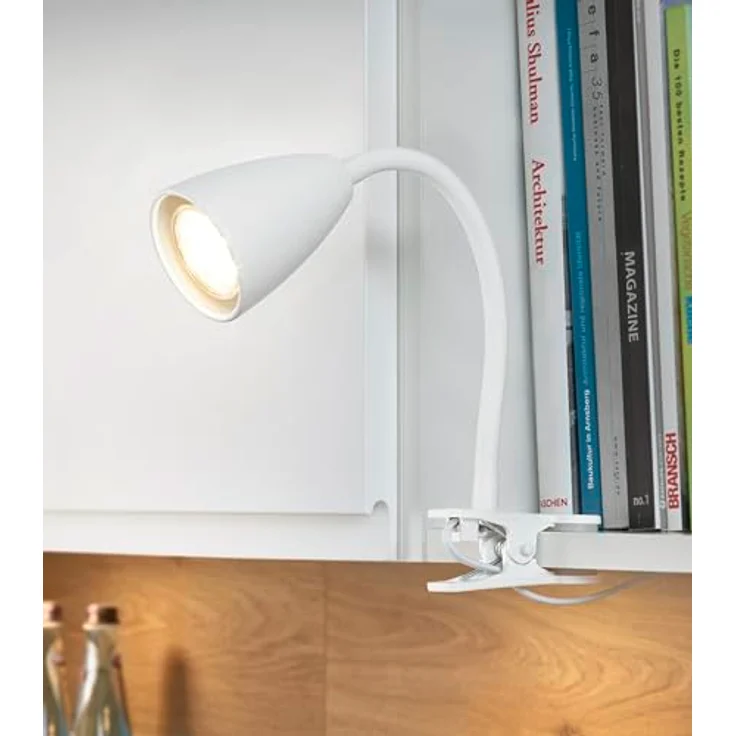 lightling Klemmleuchte Sandra, ohne Leuchtmittel, mit Schnurschalter, flexibel, IP20 – Bild 4
