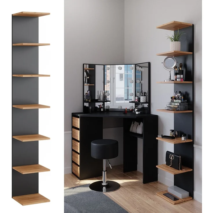 Wandregal Paolo Anthrazit 30 x 190 cm Vicco – Bild 2
