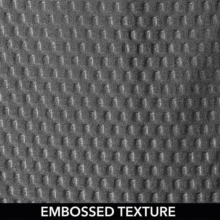 mDesign Luxus Duschvorhang Badewannenvorhang Waffelmuster Polyester Dunkelgrau – Bild 5