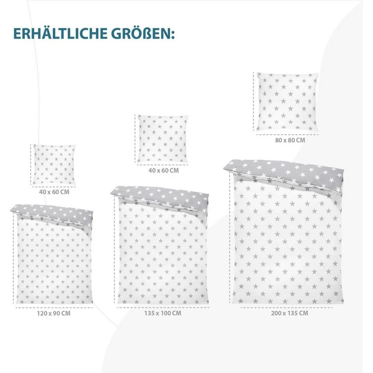 Totsy Baby Babybettwäsche Baby Bettwäsche Set 100 x 135 cm - Kinderbettwäsche Babybettwäsche – Bild 2