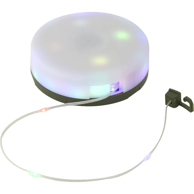 KYNAST LED Akku Campinglampe mit Lichterkette warmweiß & bunt ausrollbar – Bild 3