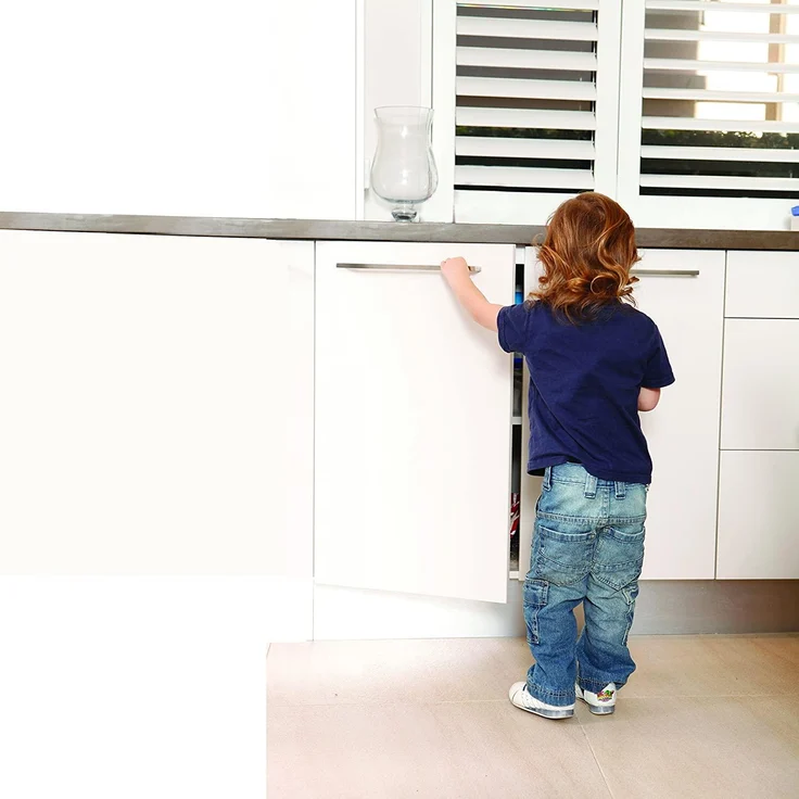 Dreambaby G181 Kindersicherung-Schrank Sicherheitsriegel Schubladensicherung Schranksicherung (12er) – Bild 6