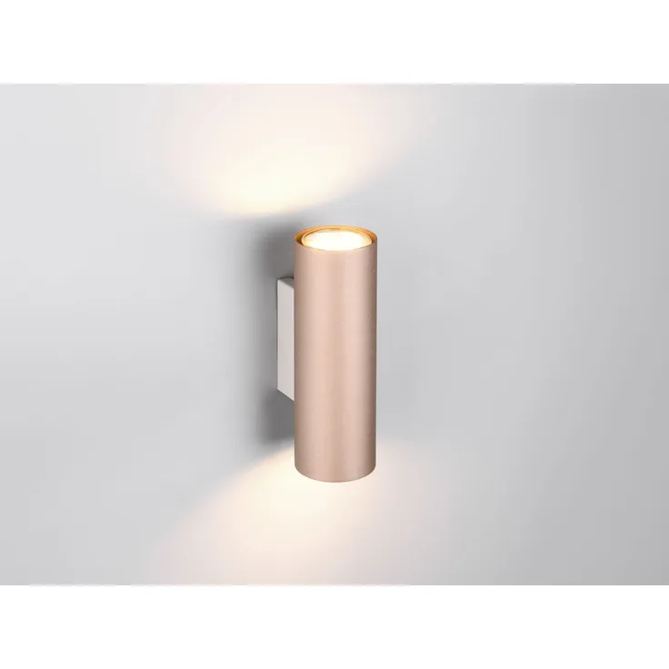 Trio Leuchten LED Wandleuchte Marley GU10 coffee Metall