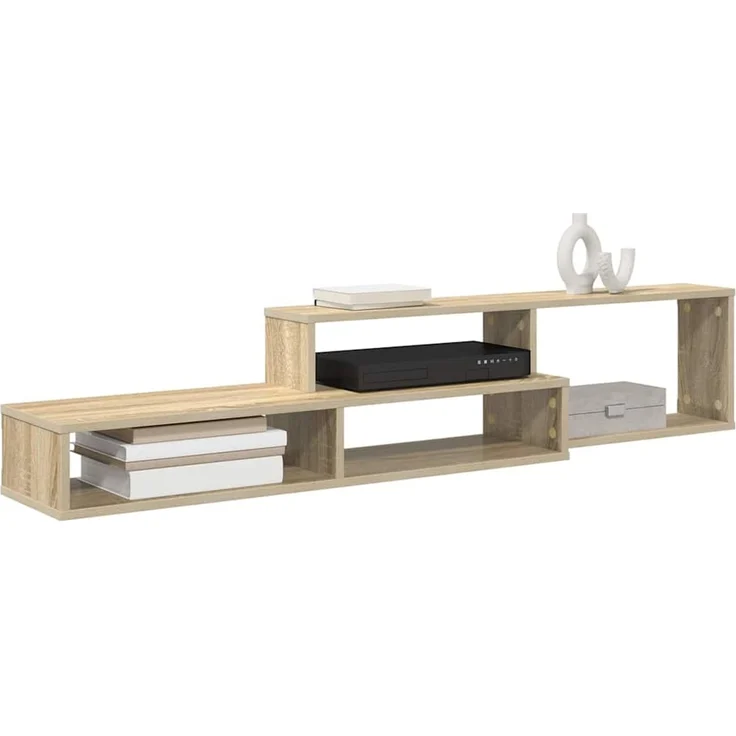 Wand-TV Stand, TV-Regal 150x25x28,5cm Holzwerkstoff – Bild 3