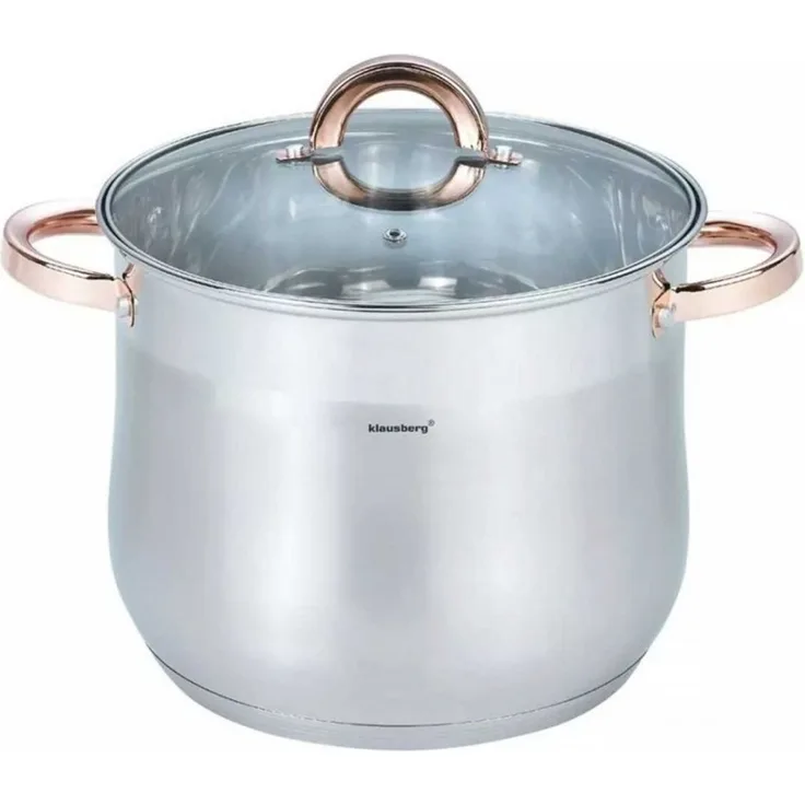 Klausberg Klausberg Topf Gastro mit Deckel 24cm 8,6 Liter 56682