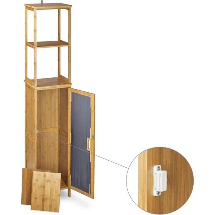 Relaxdays Badregal Bambus 5 Ablagen – Bild 6