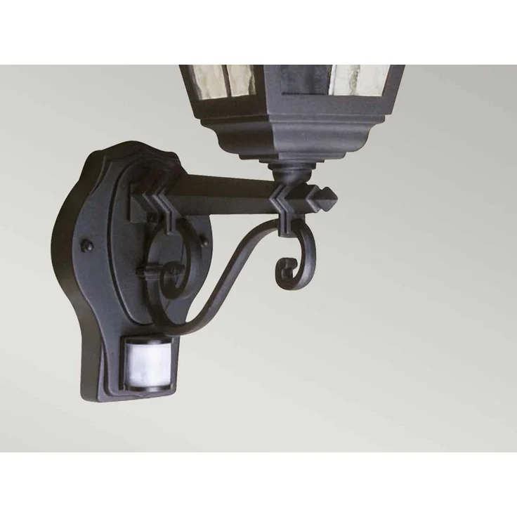Außenleuchte, Wandlampe, PIR-Sensor, Laterne, H 47 cm – Bild 8