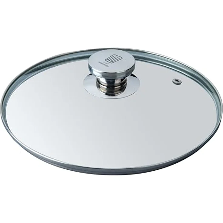 Chefkoch trifft Fackelmann Pfannendeckel Premium Pfannenglasdeckel ø24cm - Edelstahl Knauf, 60x248x330mm – Bild 2