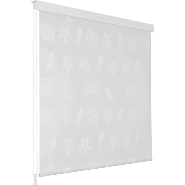 vidaXL Duschrollo 140x240 cm Seesternmuster 142862 – Bild 2