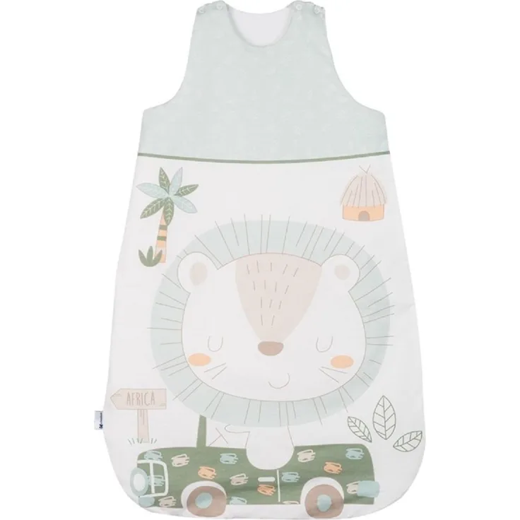 Kikkaboo Baby Schlafsack 0-6 Monate, Länge 70 cm, 3. 3 TOG, Reißverschluss grün