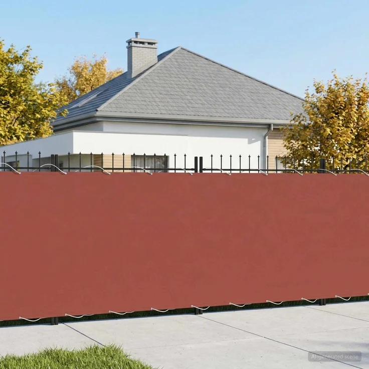 vidaXL Balkon Sichtschutz 180 x 600 cm Stoff mit PU-Beschichtung 42036506 – Bild 1