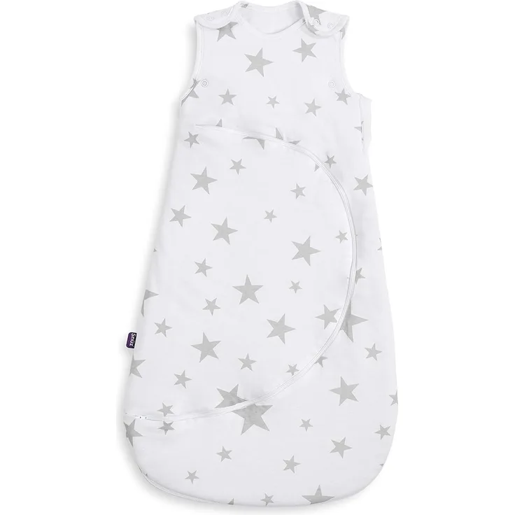Snuz Sleeping Bag 1.0 Tog Grey Star 0-6 Months