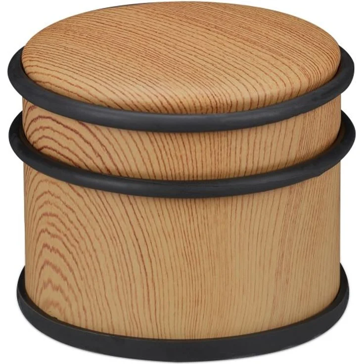 Relaxdays 2 x Türstopper Holzoptik – Bild 1
