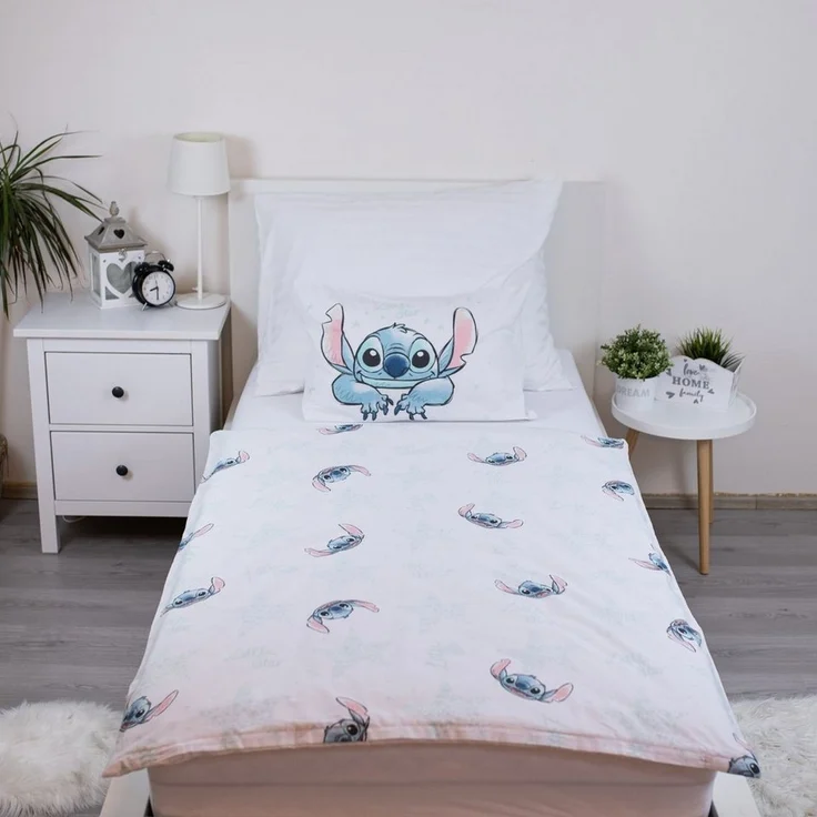 Lilo & Stitch Bettwäsche-Set für Kinder – Bettbezug 100x135 cm & Kissenbezug 40x60 cm – Bild 1