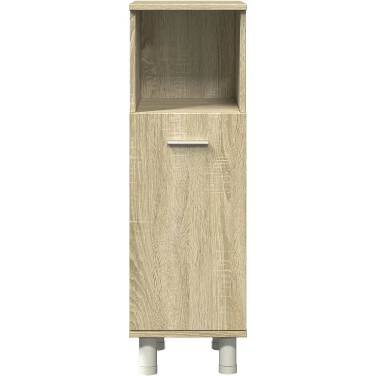 vidaXL 4-tlg. Badmöbel-Set Sonoma-Eiche Holzwerkstoff 3324970 – Bild 8