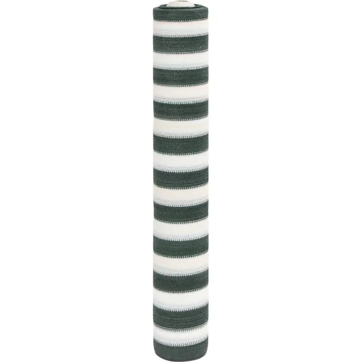 vidaXL Zaunblende Grün und Weiß 1,5x10 m HDPE 150 g/m² 4003731