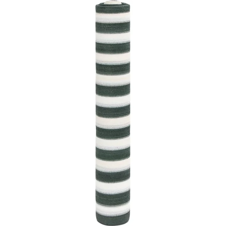 vidaXL Zaunblende Grün und Weiß 1,5x10 m HDPE 150 g/m² 4003731 – Bild 1