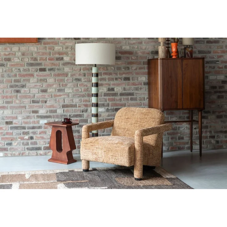 Loungesessel Kent Ochre mit Eukalyptusholz-Gestell von Dutchbone – Bild 2