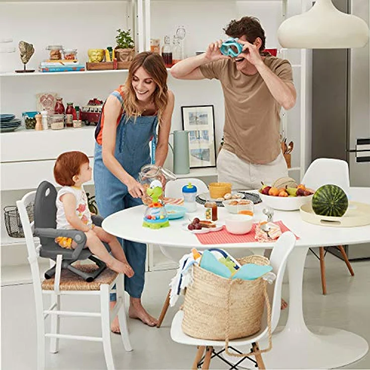 Chicco - Sitzerhoehung Pocket Snack grau – Bild 9
