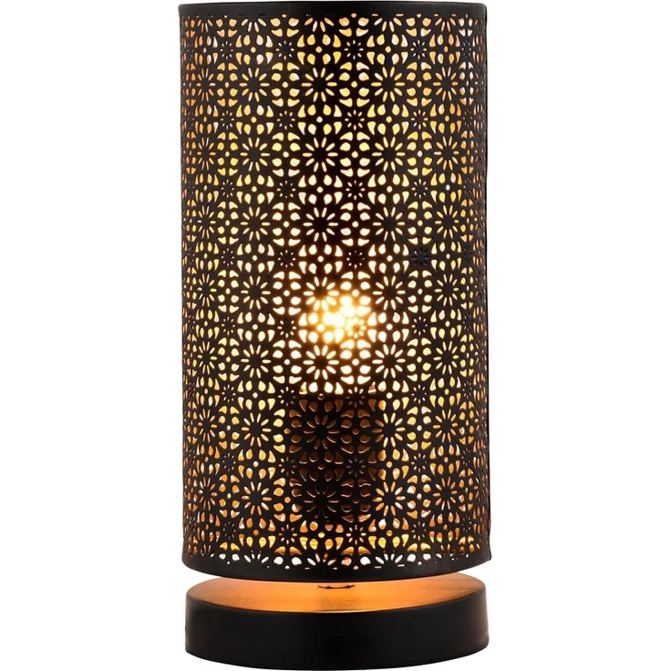Marrakesch Orient & Mediterran Interior Nachttischlampe 2er Set Moderne Deko Tischlampe Nachttischlampe Lampe Tuza Schwarz, Leuchtmittel nicht im Lieferumfang, Handarbeit – Bild 7