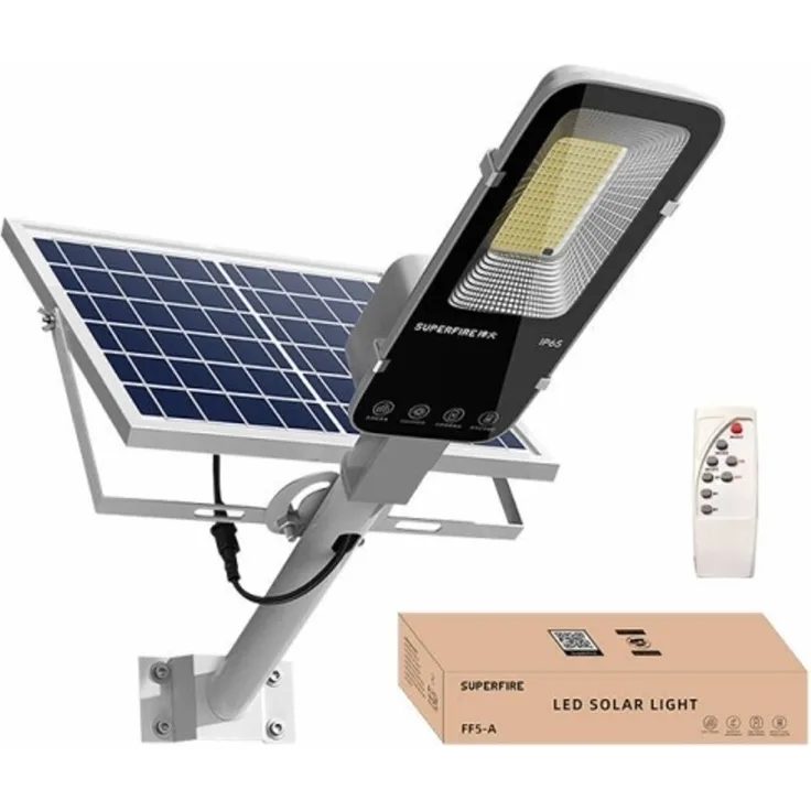 Superfire Solarlampe Superfire FF5-A 63W 500lm 5000mAh - Plug-in Solar