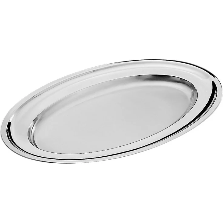 PINTINOX Servierplatte Vassoi, Edelstahl, (1-tlg), oval, Edelstahl 18/10, spülmaschinengeeinget – Bild 3