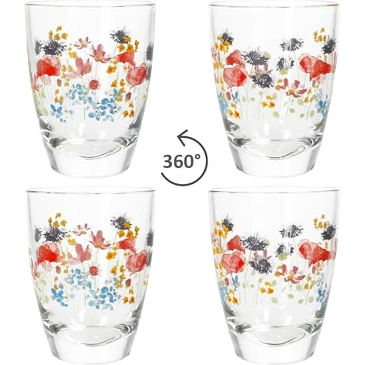 MamboCat Glas 6x Marie Trinkgläser 220ml Saft-Gläser Limo-Glas Wasser Softdrink, Glas – Bild 4