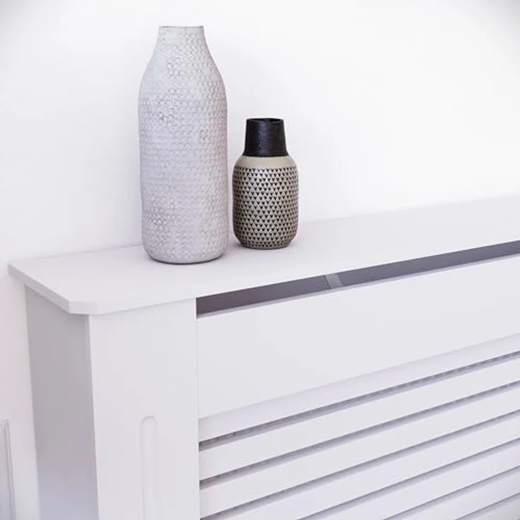 Vida Designs Milton Heizkörper, weiß Moderner MDF lackiert, Schrank, extra groß – Bild 9