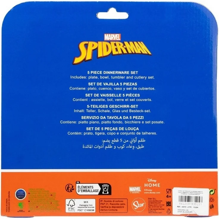 Geschirr-Set 5tlg. Spiderman SPIDERMAN – Bild 3