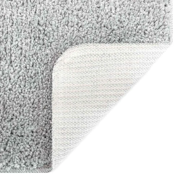 vidaXL Rutschfeste Badmatte Grau 60 x 90 cm PP 4019835 – Bild 4