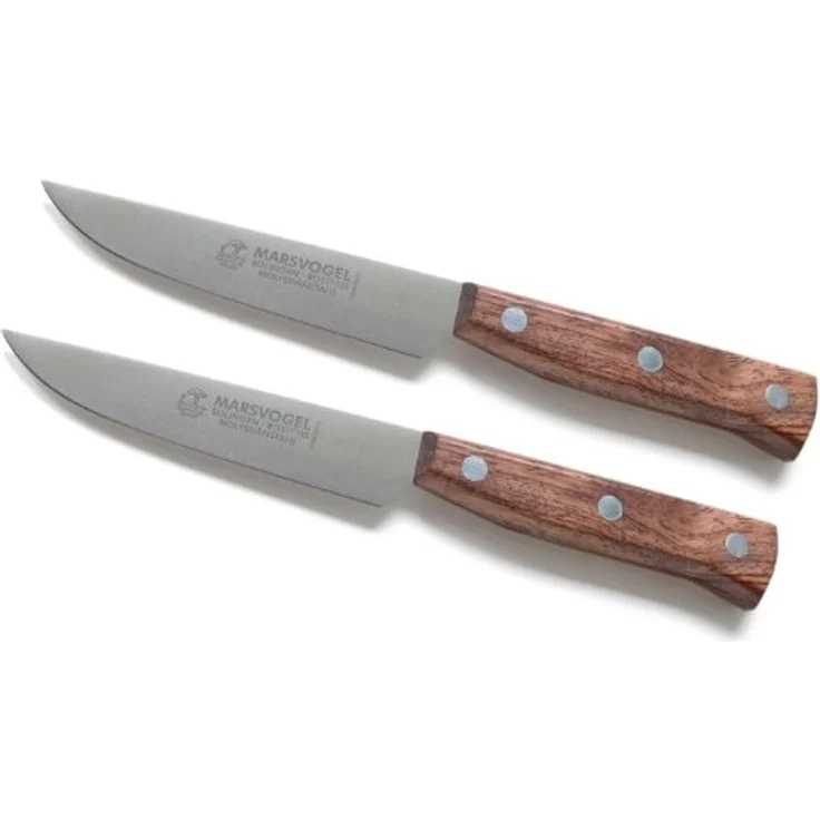 Marsvogel | Brotzeitmesser | 2 Stück | Bubinga | Solinger Dünnschliff | Frühstücksmesser – Bild 2
