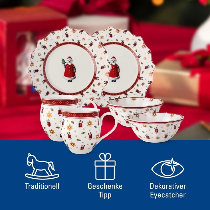 Villeroy & Boch Toy's Delight Frühstücks-Set 6-teilig Santa – Bild 5