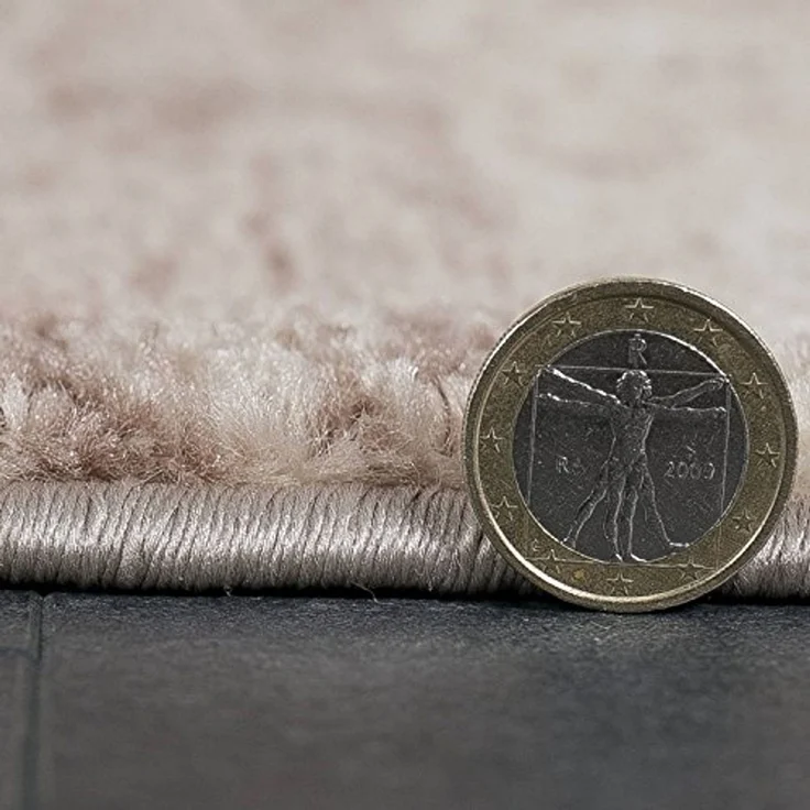 Vimoda Teppich Wohnzimmer Klassisch Karo- kariert Design, Rechteckig, Höhe: 5 mm, Läufer Kachel Optik in Türkis Grau Gelb & Lila Teppich Schlafzimmer – Bild 4